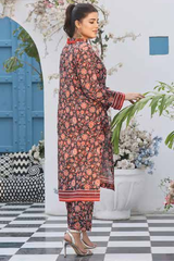 Zoella Allover Printed Lawn Unstitched 2pc Suit-ZLSAP-0010