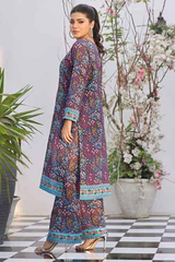 Zoella Allover Printed Lawn Unstitched 2pc Suit-ZLSAP-0011