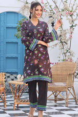 Zoella Allover Printed Lawn Unstitched 2pc Suit-ZLSAP-0015