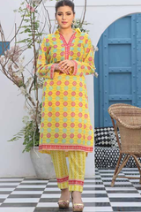 Zoella Allover Printed Lawn Unstitched 2pc Suit-ZLSAP-0016