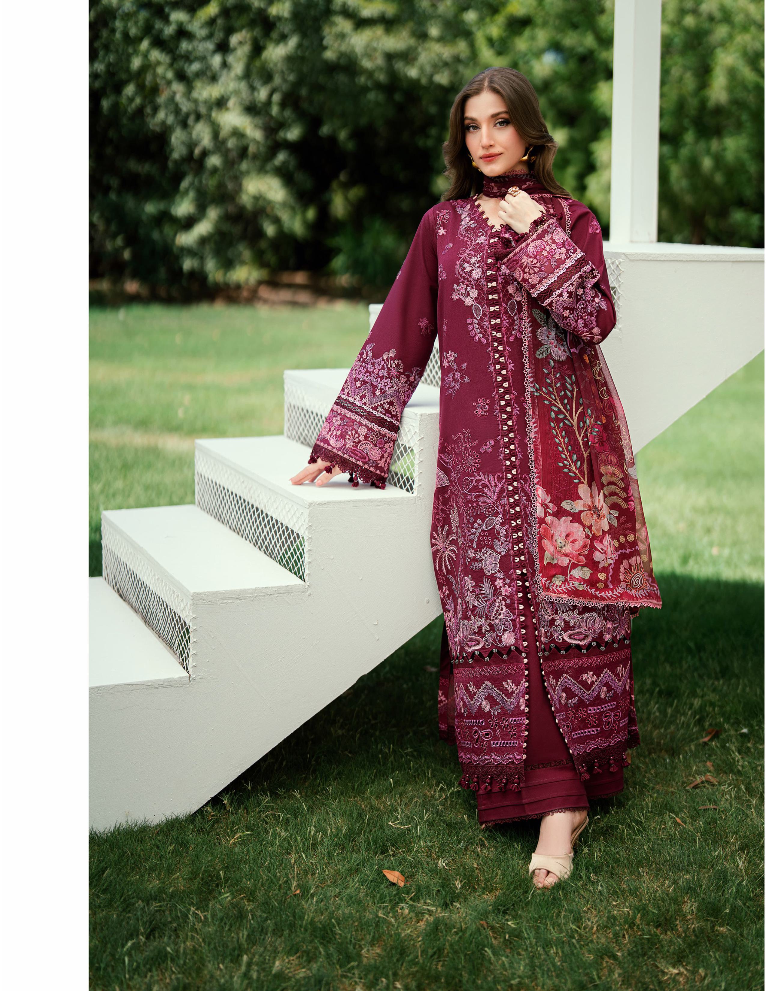Florent Eid Edit ’26 Festive Lawn 3 Piece Suit