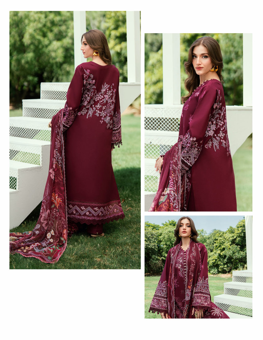 Florent Eid Edit ’26 Festive Lawn 3 Piece Suit