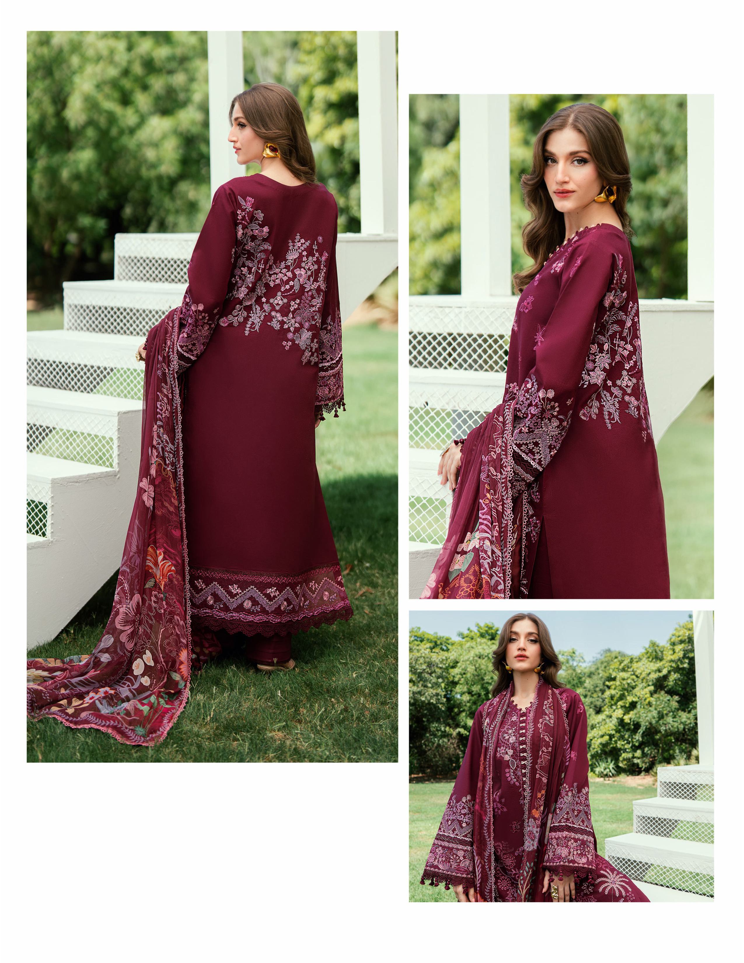 Florent Eid Edit ’26 Festive Lawn 3 Piece Suit