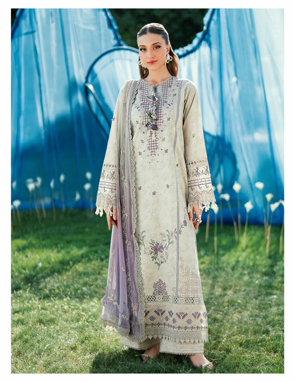 Florent Eid Edit ’26 Festive Lawn 3 Piece Suit