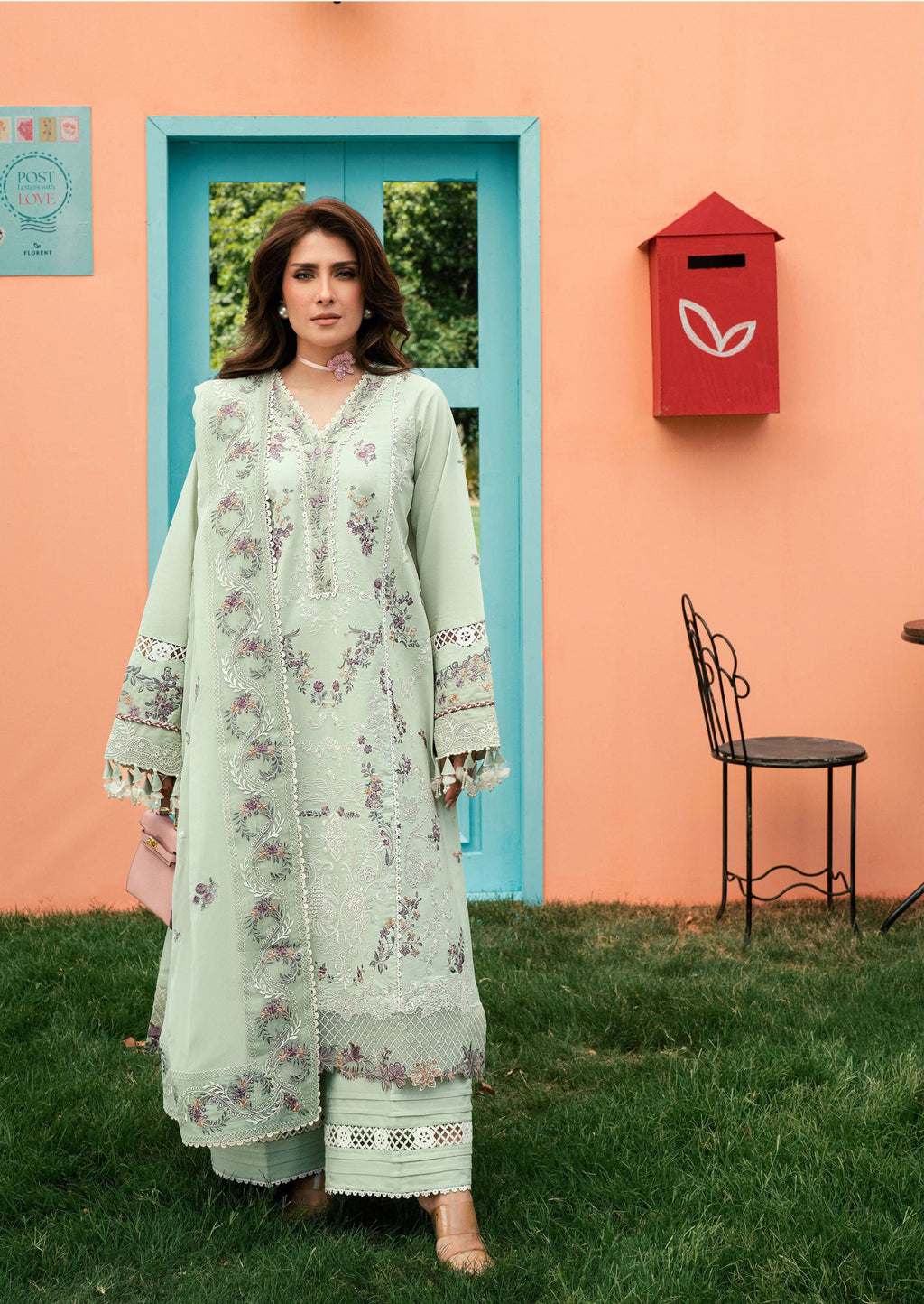 Florent Eid Edit ’26 Festive Lawn 3 Piece Suit