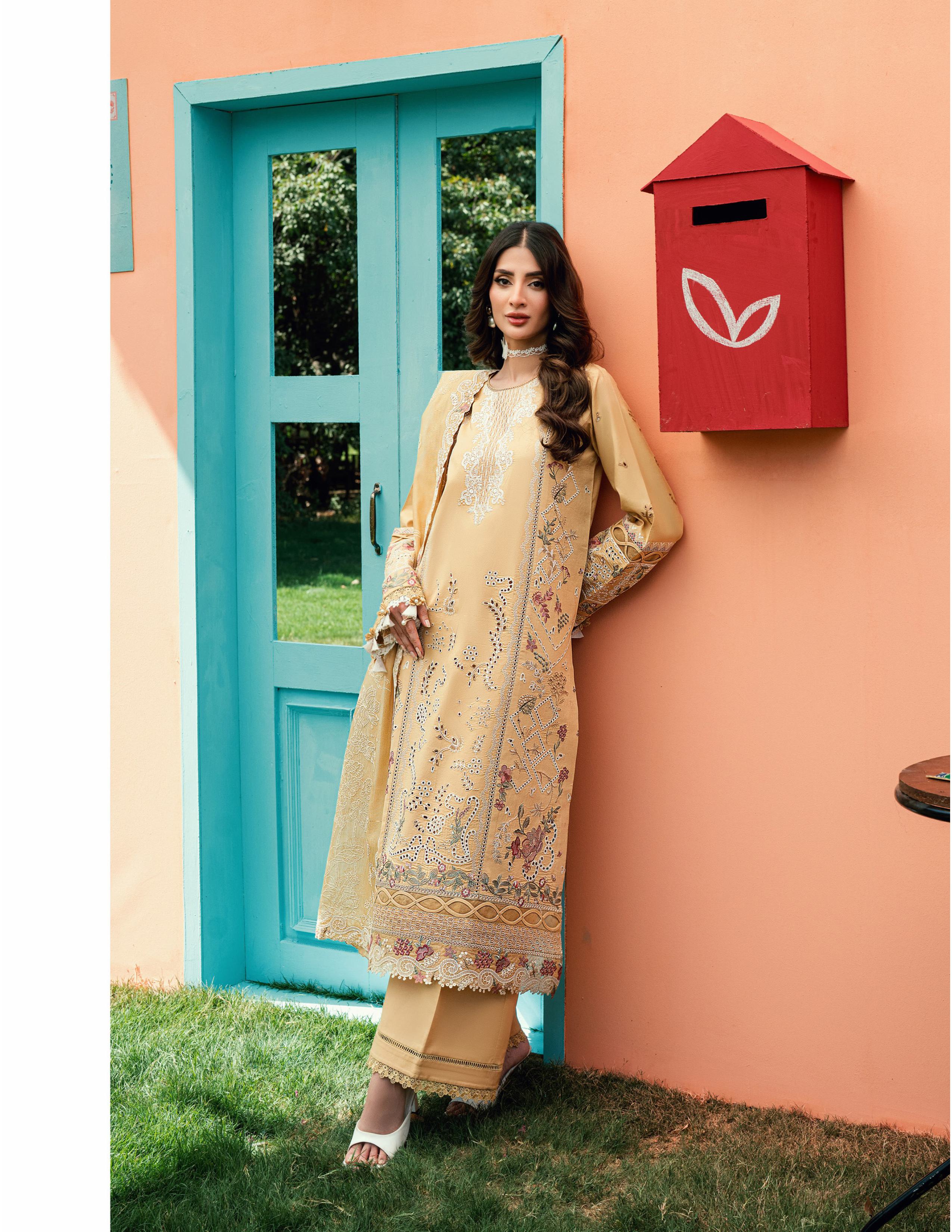 Florent Eid Edit ’26 Festive Lawn 3 Piece Suit