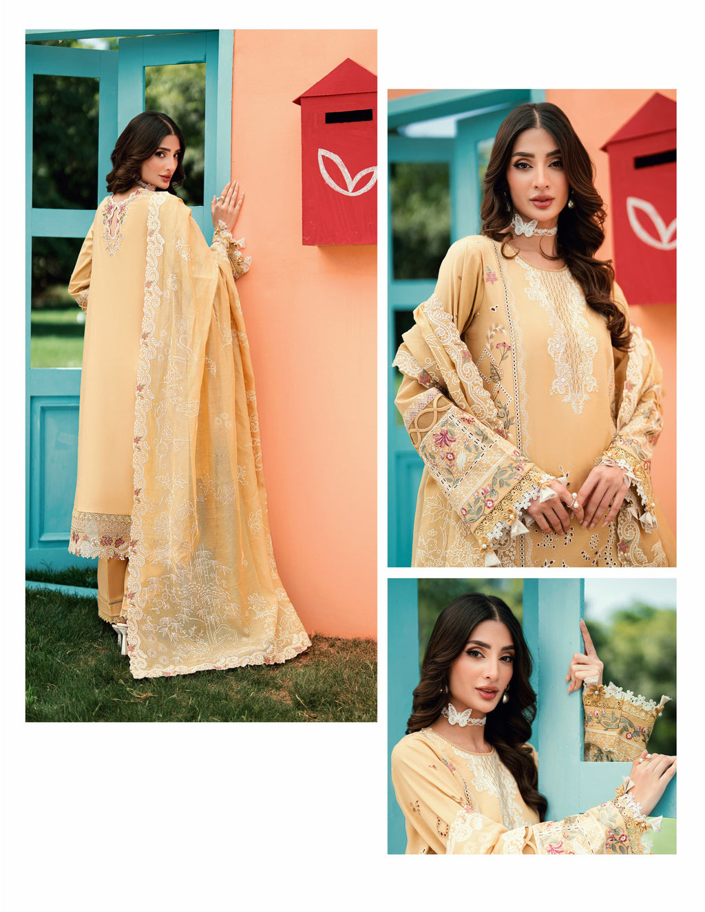 Florent Eid Edit ’26 Festive Lawn 3 Piece Suit
