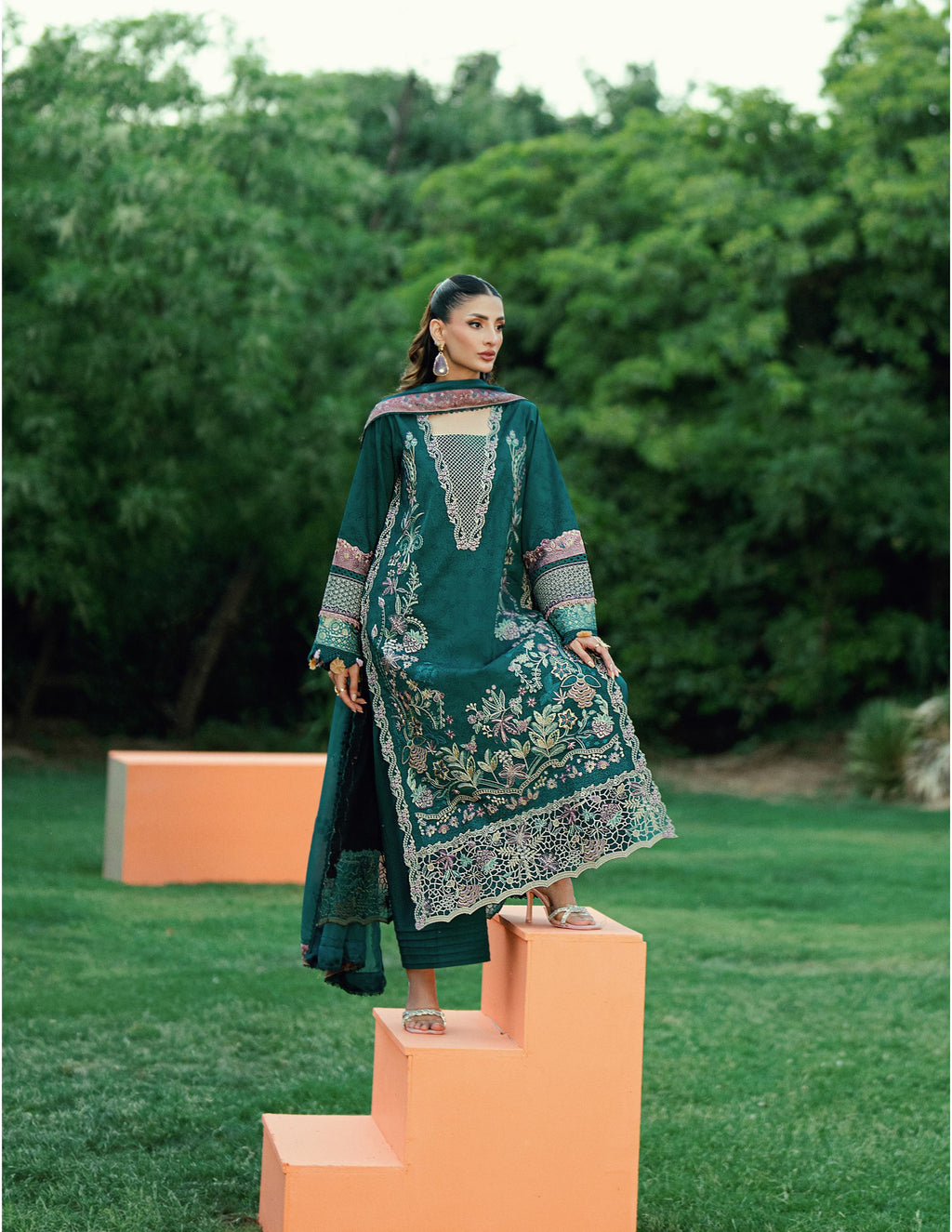 Florent Eid Edit ’26 Festive Lawn 3 Piece Suit