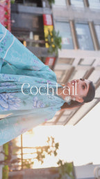 NAQSH Cocktail Summer '26 Serene Sky Unstitched 3 Piece Suit image 7