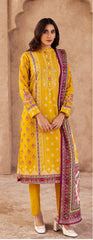 Digital Printed Khaddar Shirt Digital Printed Khaddar Dupatta Dyed Khaddar Trouser