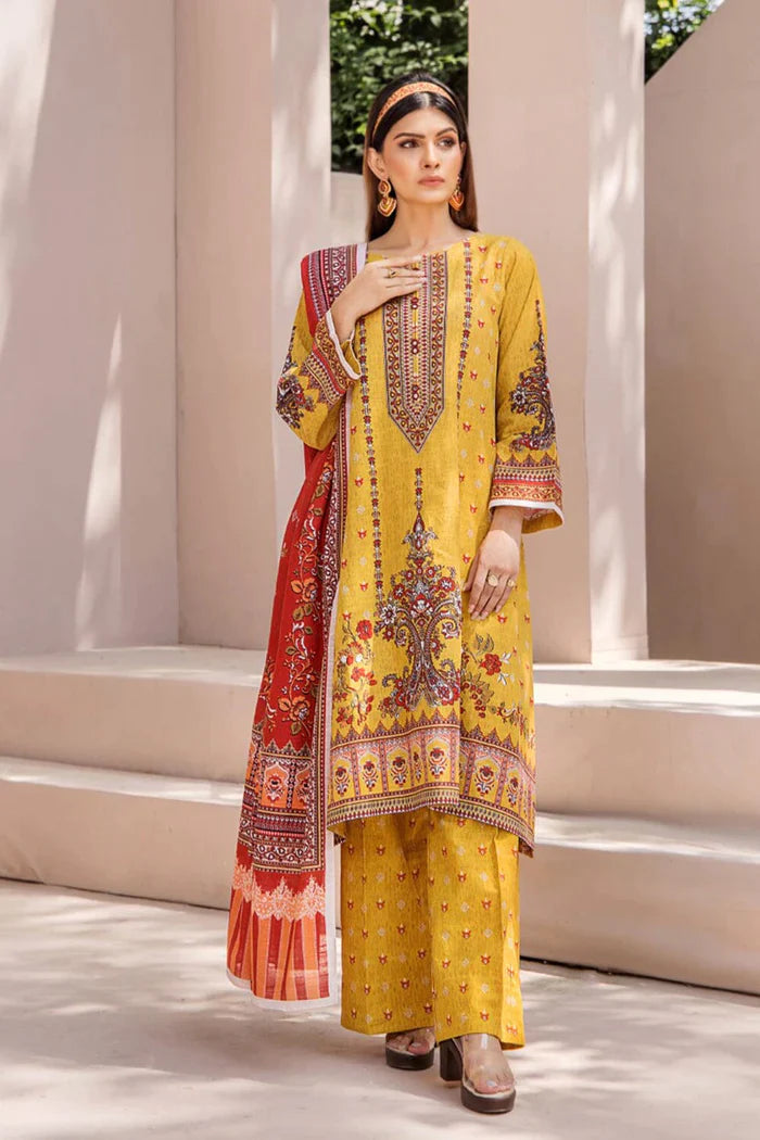 Khawab Nagar 3 Pcs Unstitched Khaddar Suit KKH-2227