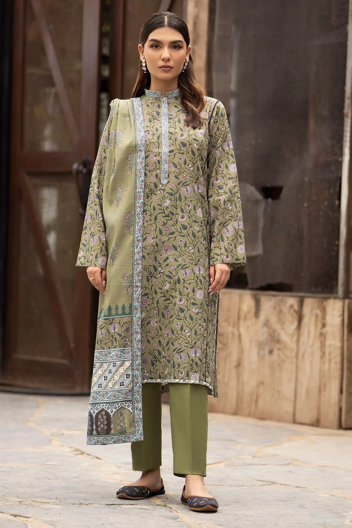 Rang by Motifz Digital Printed Khaddar Unstitched 3Pc Suit EMRE-4368