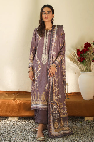 Rashid Textile Hazel Premium Embroidered Karandi Unstitched 3pc suit 8209