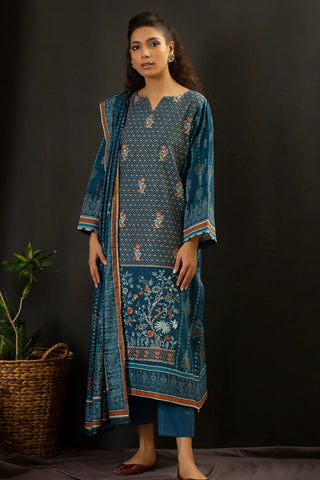 Rashid Textile Aadab Embroidered Khaddar unstitched 3pc suit 8304