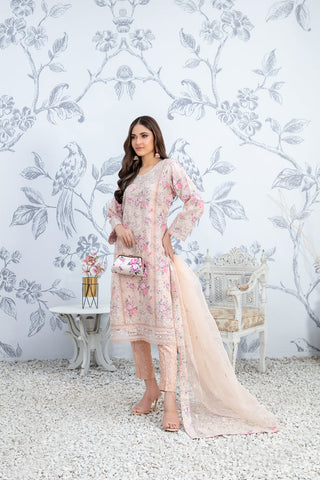 Tawakkal Fabrics Mah-e-Meer Embroidered Fancy Suit D-9918