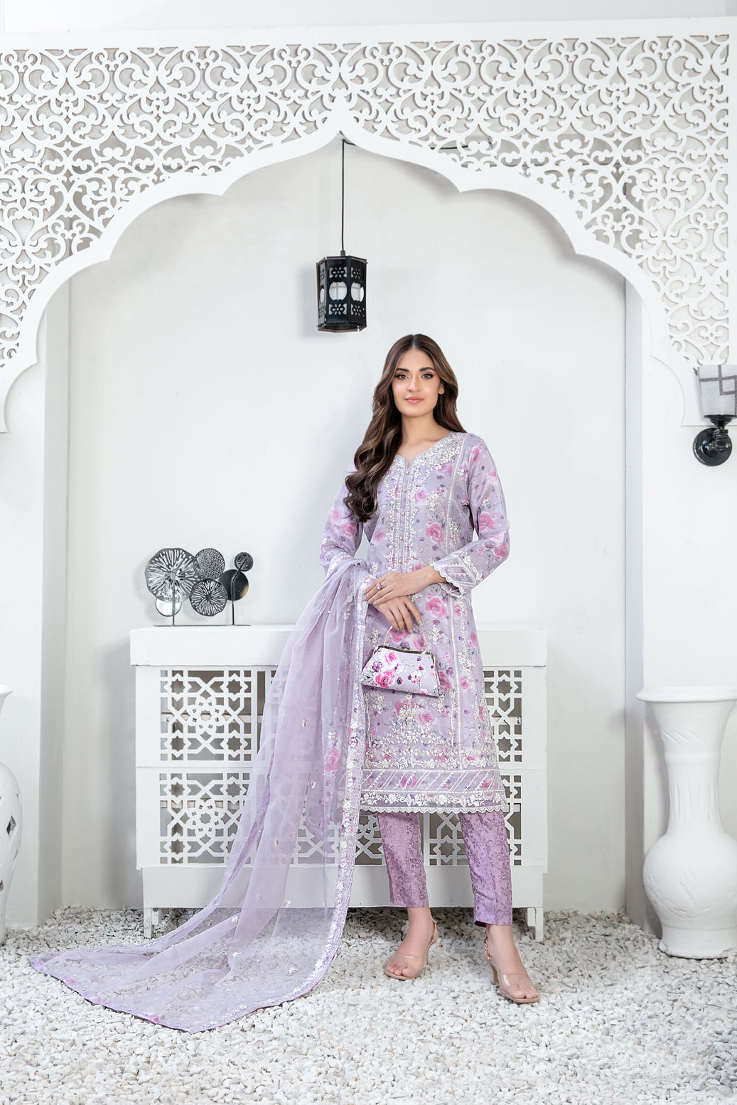 Tawakkal Fabrics Mah-e-Meer Embroidered Fancy Suit D-9919