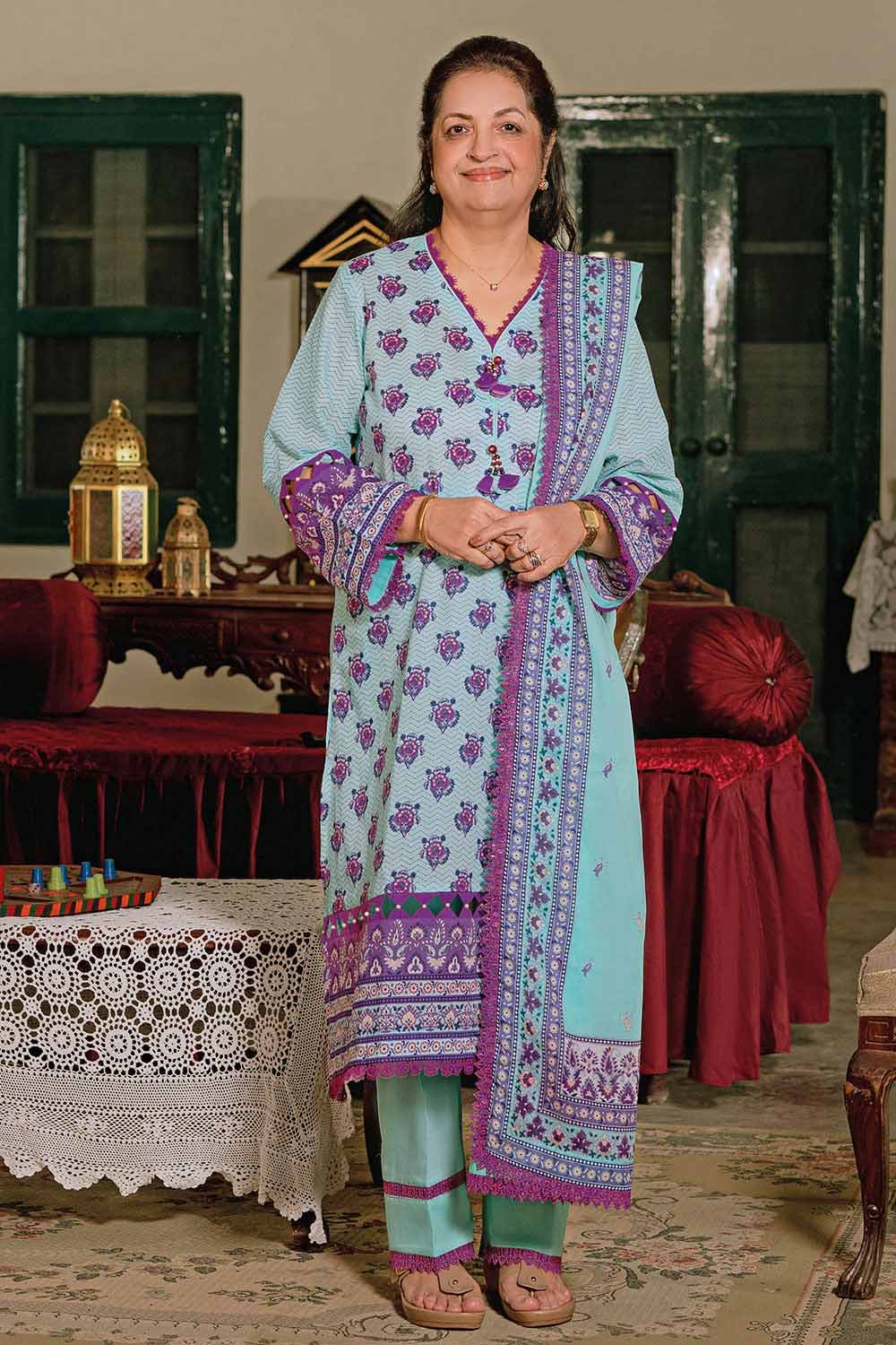 Gul Ahmed Mother's Collection Dress(MS-668)