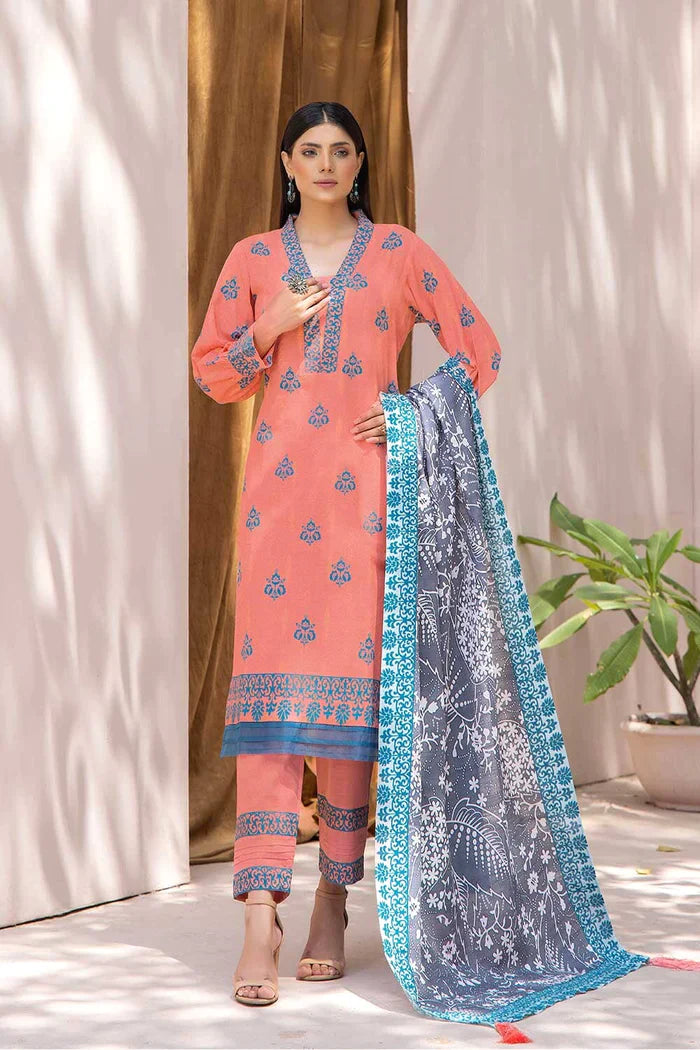 Khas Home Fashion Rutbah 3 Pcs Unstitched Khaddar Suit KKH-2199