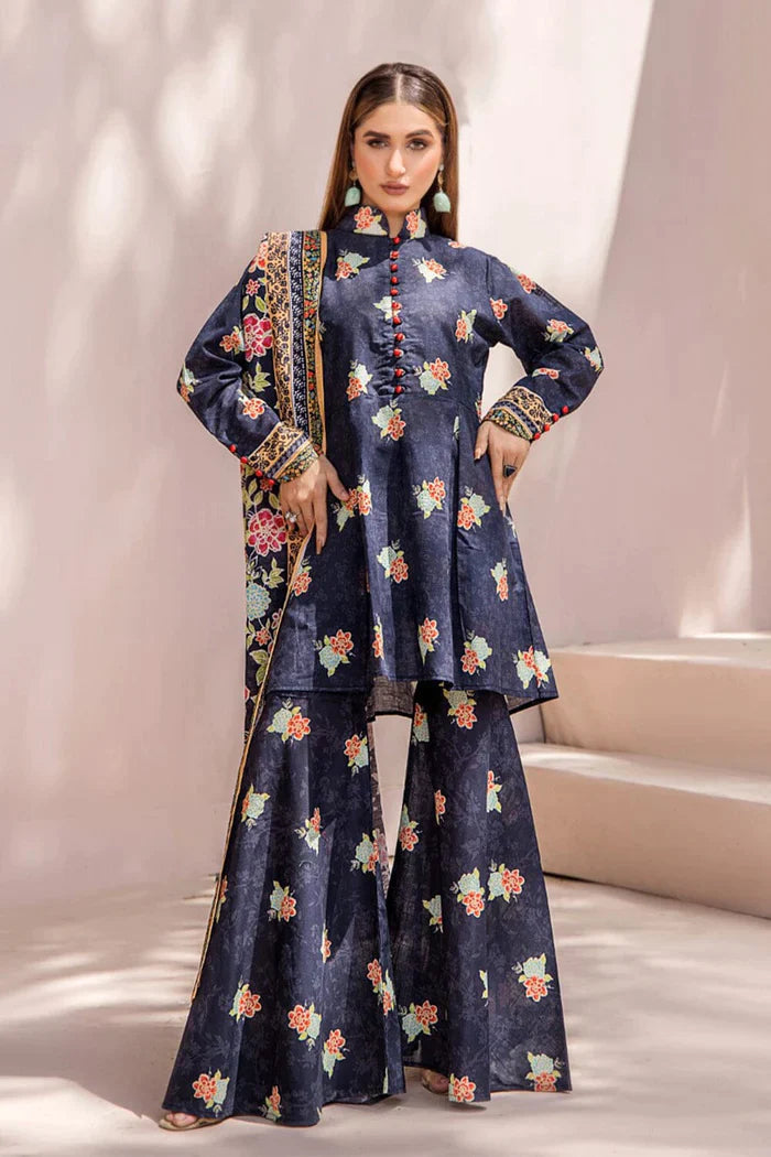 Khawab Nagar 3 Pcs Unstitched Khaddar Suit KKH-2226