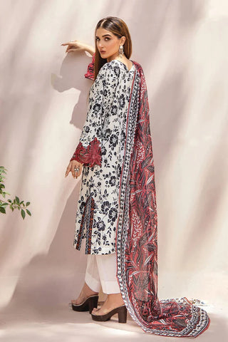 Khas Fashion Salai Karhai Emb Cambric Unstitched 3pc Suit KOE-2182