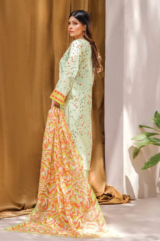 Khas Fashion Salai Karhai Emb Cambric Unstitched 3pc Suit KOE-2183